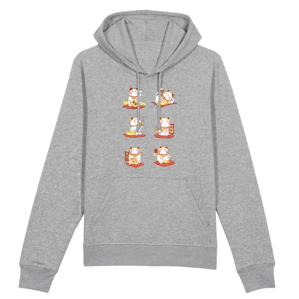 Character Cat Graphic Pullover Hoodie
