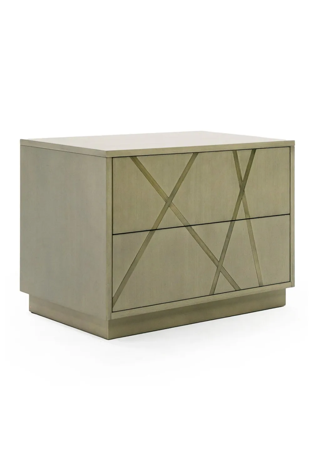 Birch Veneer Drawer Nightstand