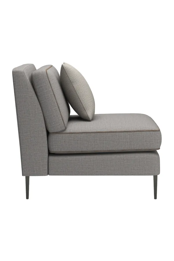 Modular Wool-Blend Lounge Chair