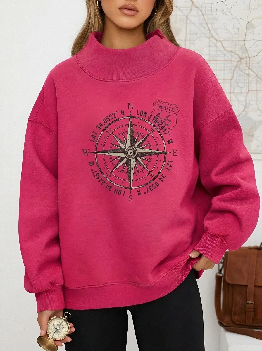 Travel Adventure Route Sweatshirt