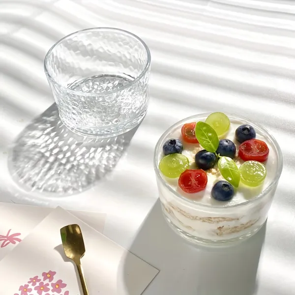 Clear Glass Yogurt Bowl