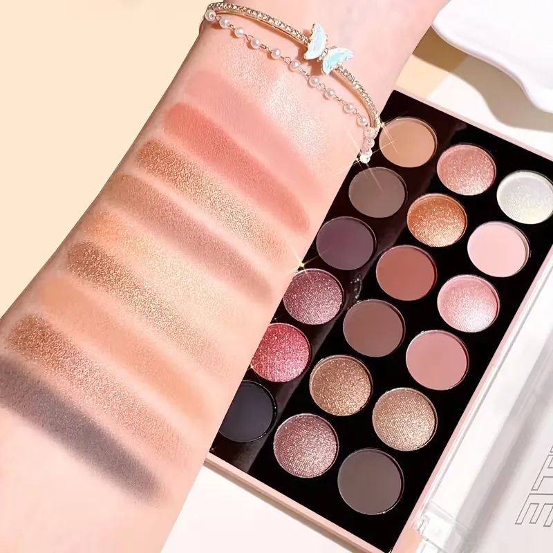 Glittery & Blendable 18-Color Eyeshadow Palette
