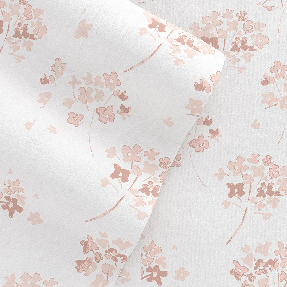 Flower Bunch Flannel Sheet Set