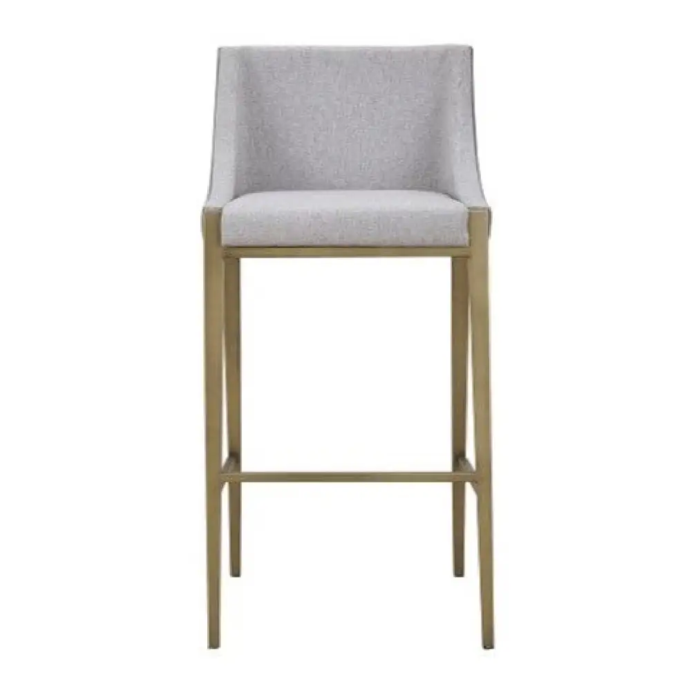 Refined Fabric Bar Stool