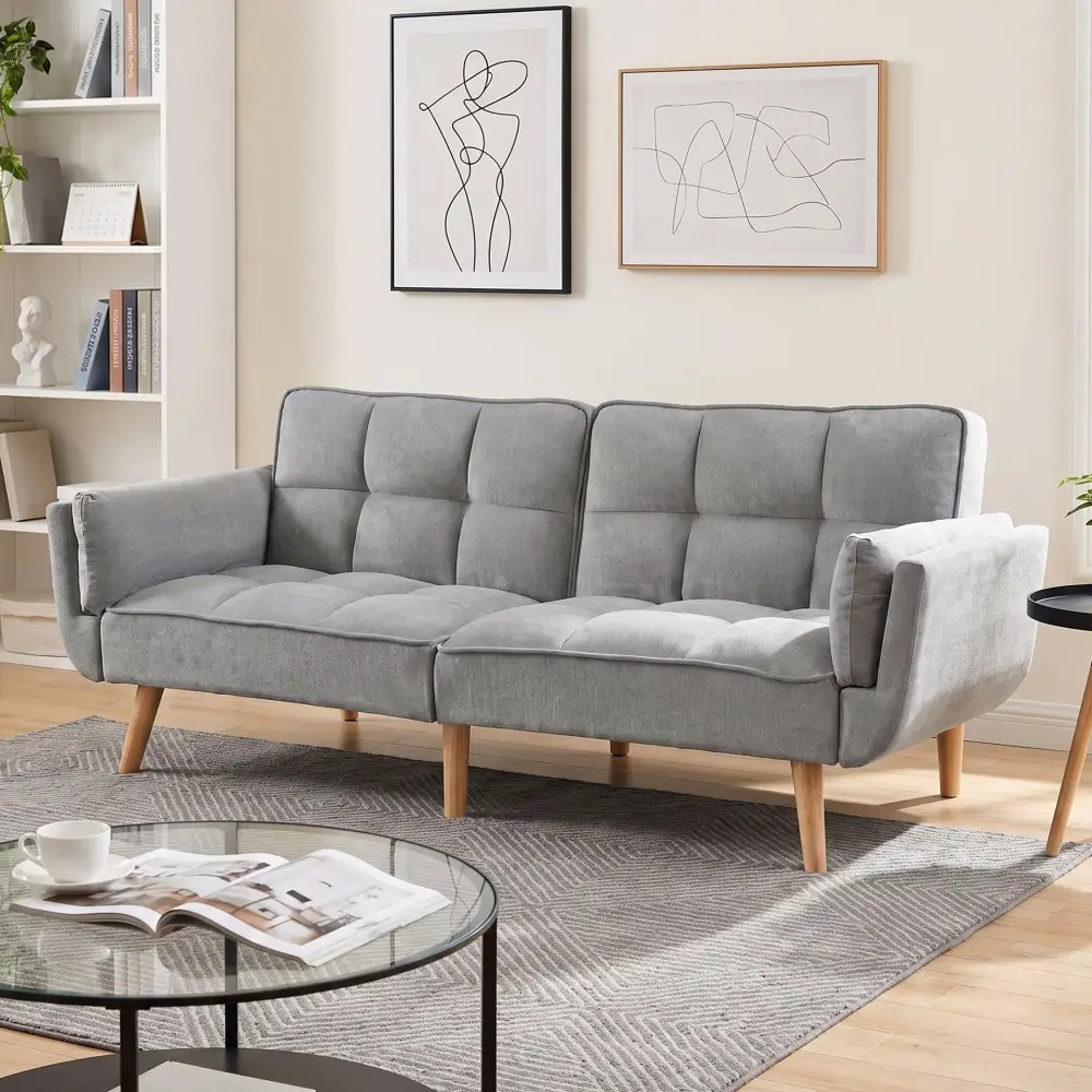 Guest Ready Adjustable Backrest Sofa Bed