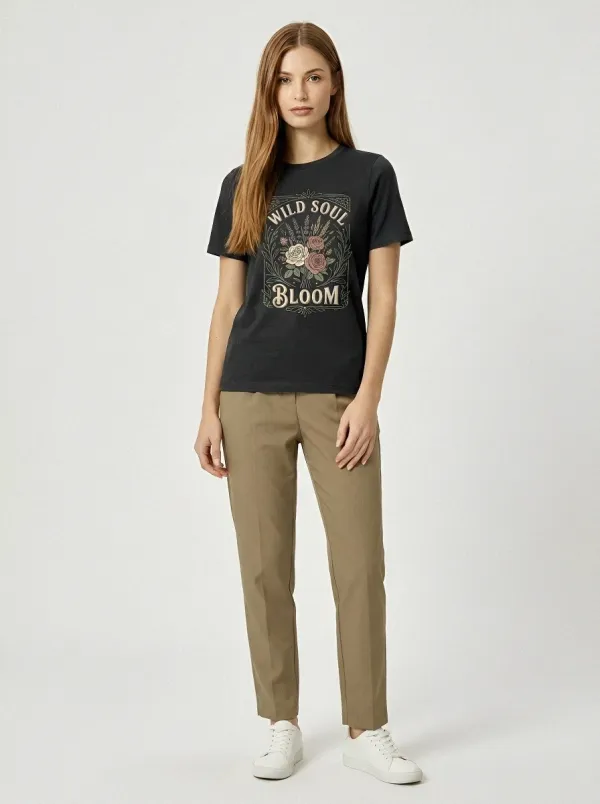 Wild Botanical Nature Leaf T-Shirt