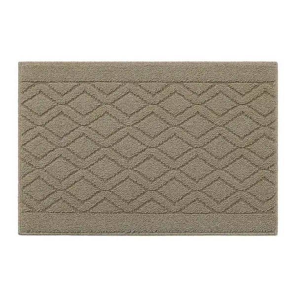 Wave Geometric Kitchen Mat