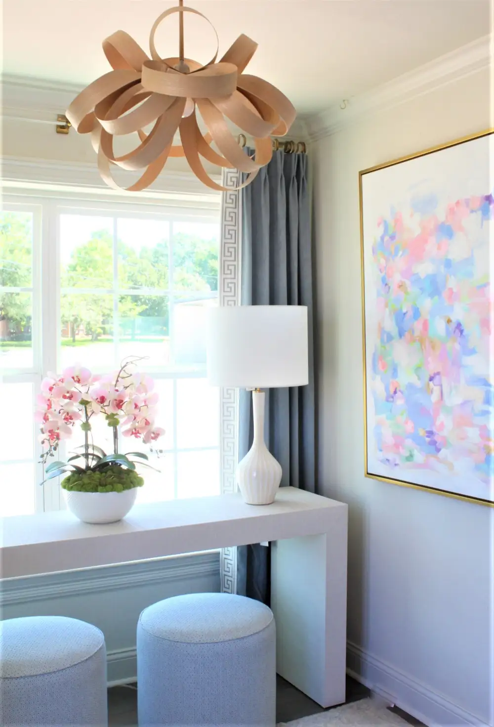 Upholstered Accent Stool