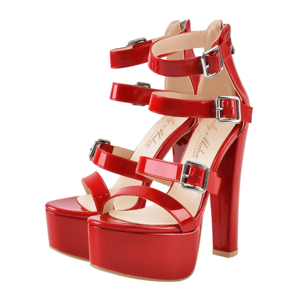 Platform Chunky High Heel Sandals
