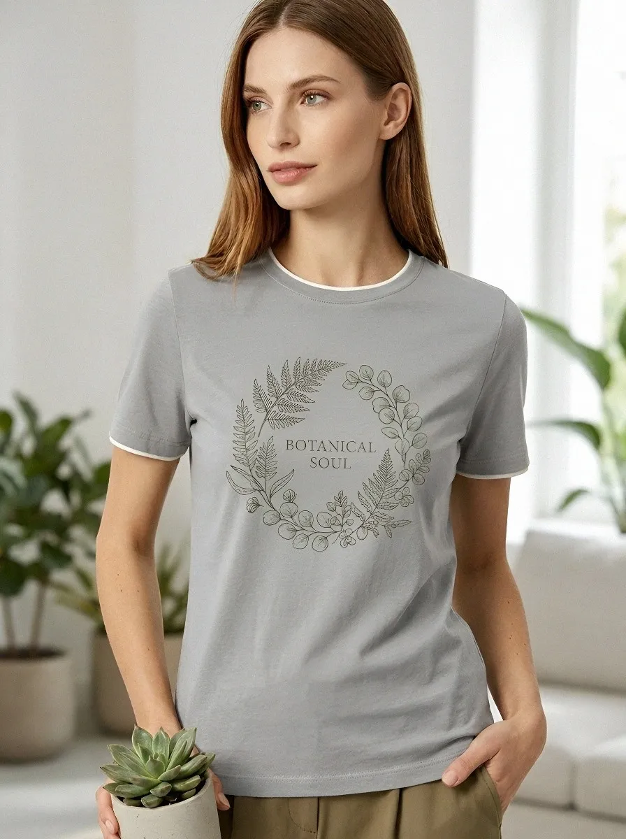 Women's Wild West Rodeo Cowboy Skull Printed T-shirt