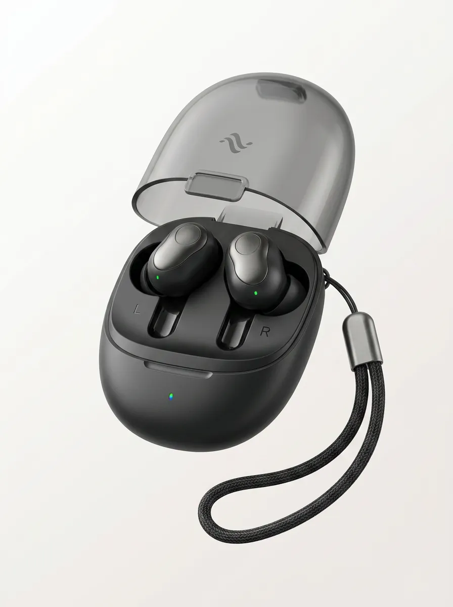 Transparent Case Wireless Earphones