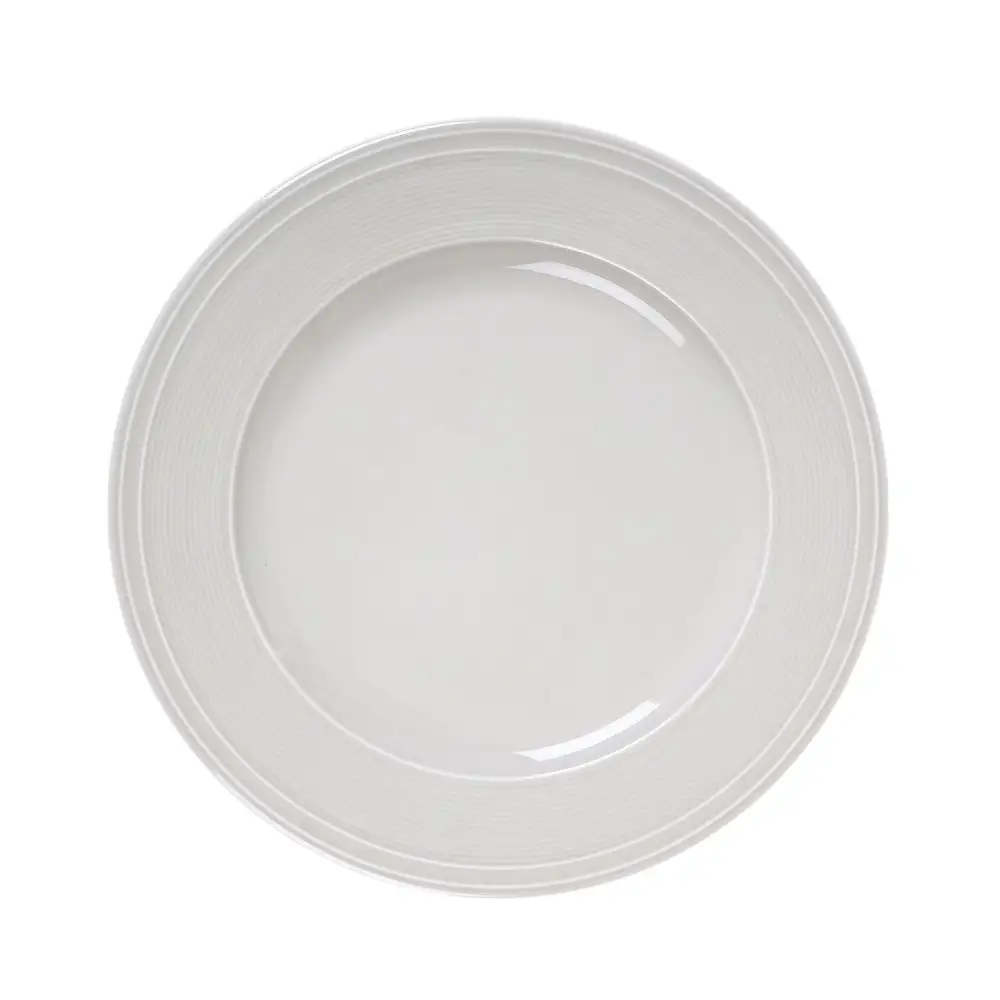 Scalloped Stone Dessert Plate