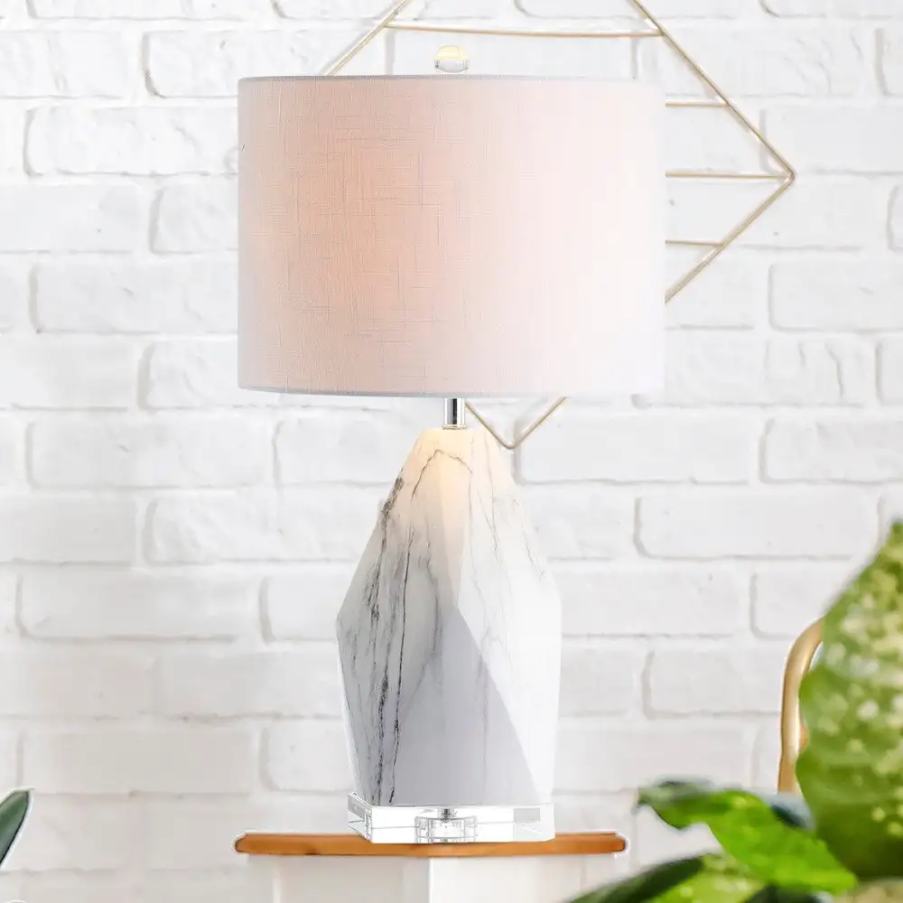 Ceramic Marble Crystal LED Table Lamp