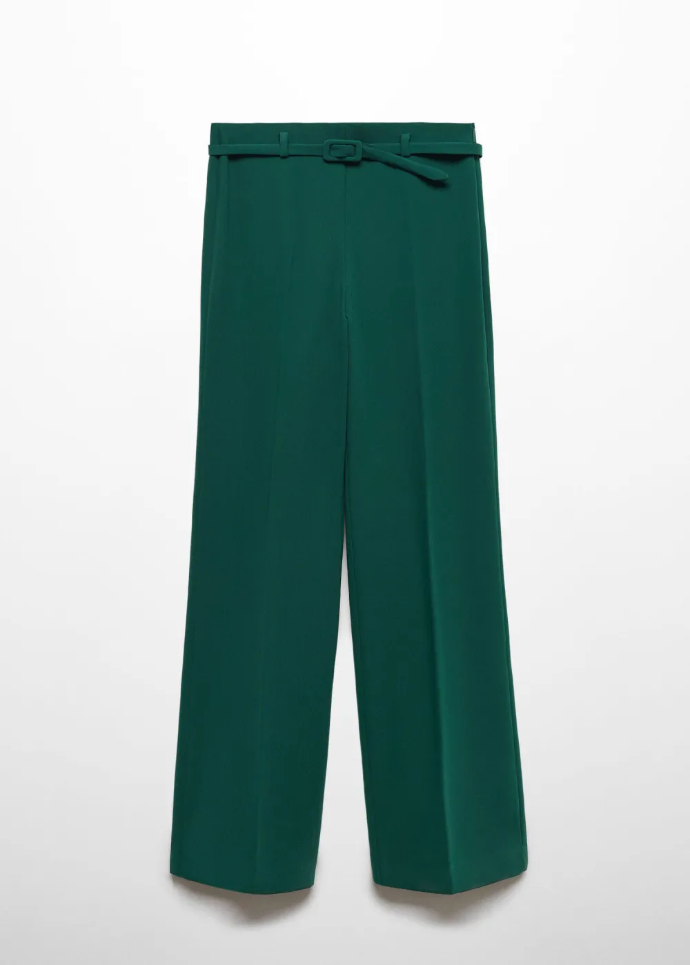 Wideleg Pants With Belt