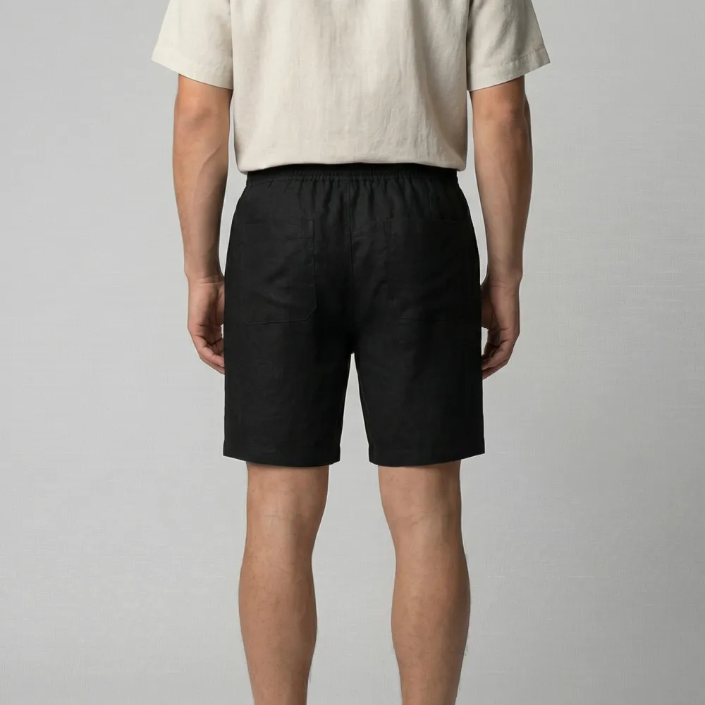 Workday Linen Shorts