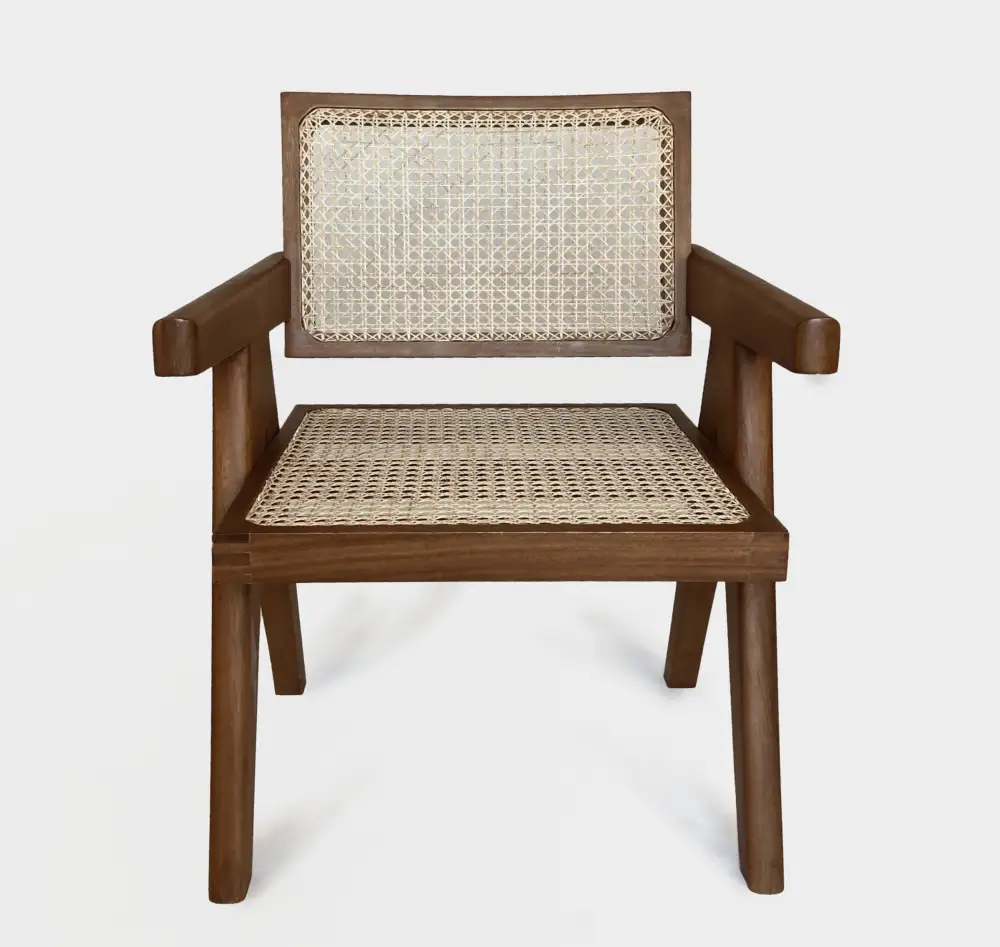 Teak Cane Dining Chair
