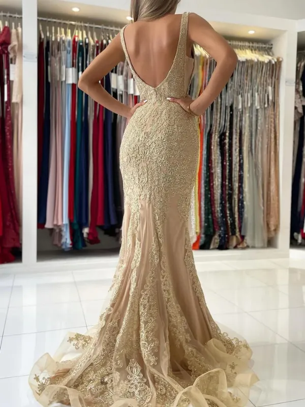 Mermaid Appliqu S Dress