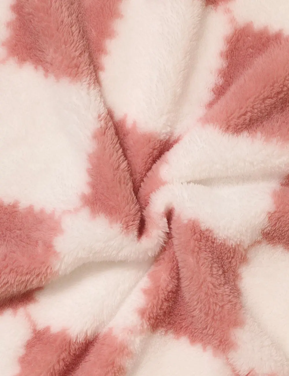 Soft Color Block Fleece Blanket