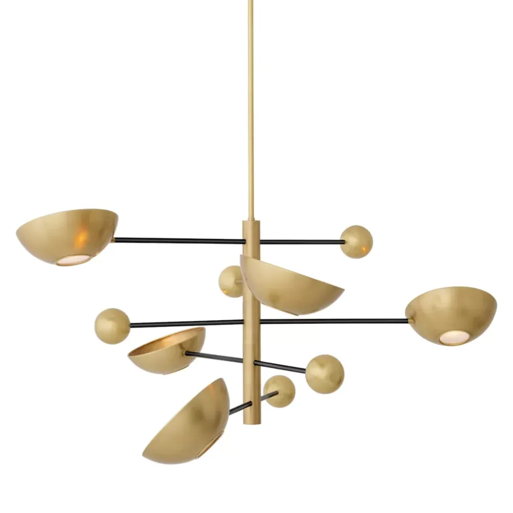 Adjustable Bowl Shade Chandelier
