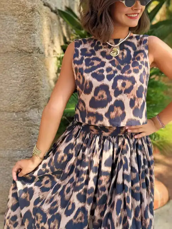 Printed Pocket Detail Coordinated Set