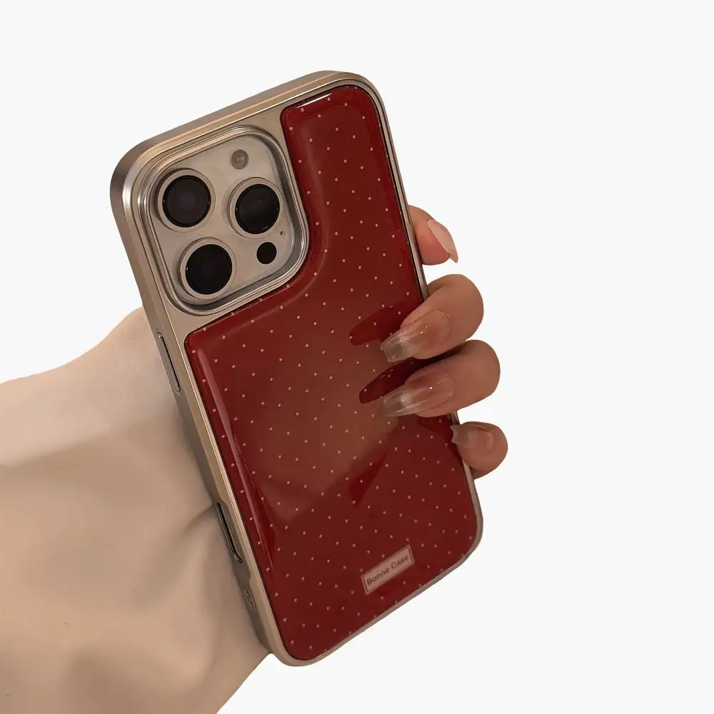 Polka Dot Glossy Glossy Phone Case