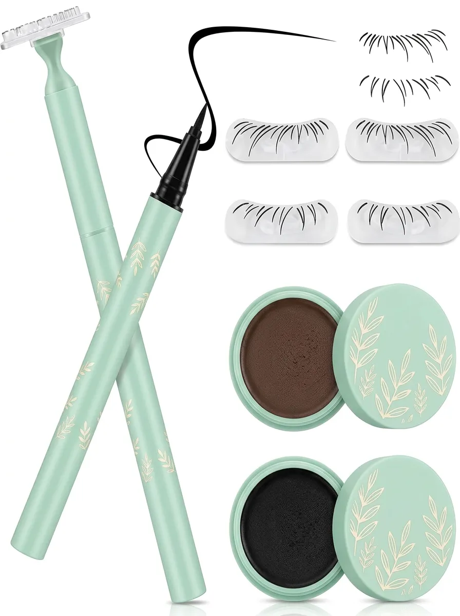 Leaf Motif Eyeliner Stamp Kit