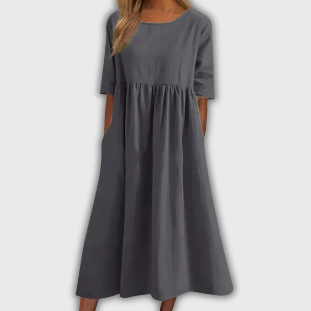 Refined Relaxed Everyday Casual Dress