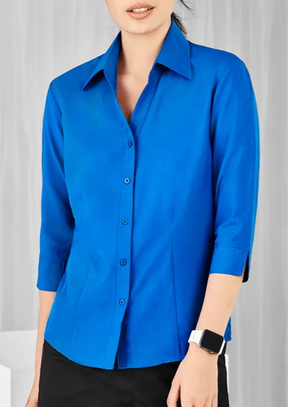 Women's Polyester Three Quarter Sleeve Shirt