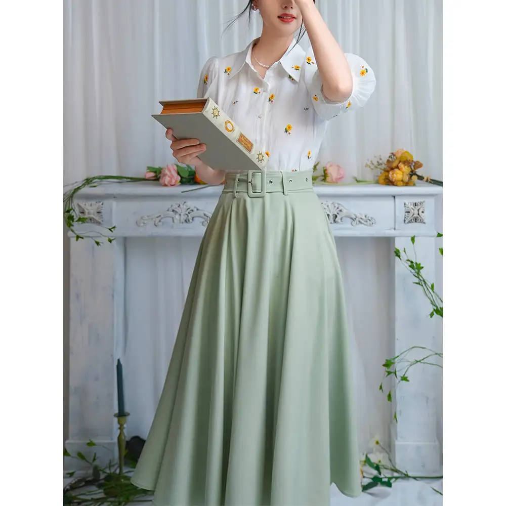 Weekend City Everyday Casual Polyester Skirt