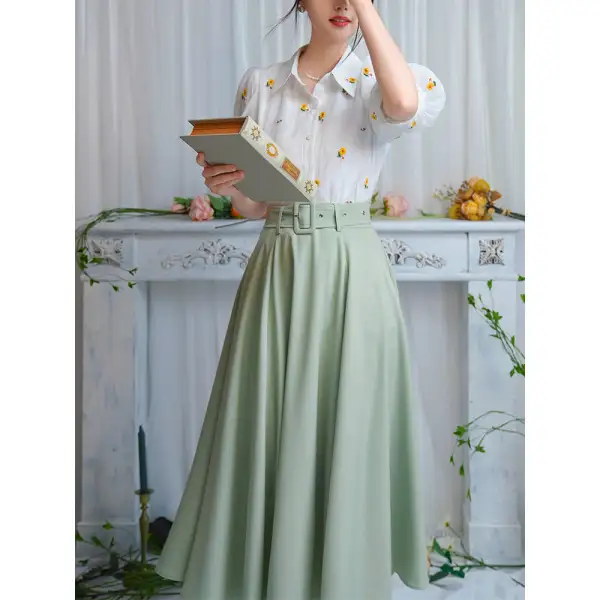 Weekend City Everyday Casual Polyester Skirt