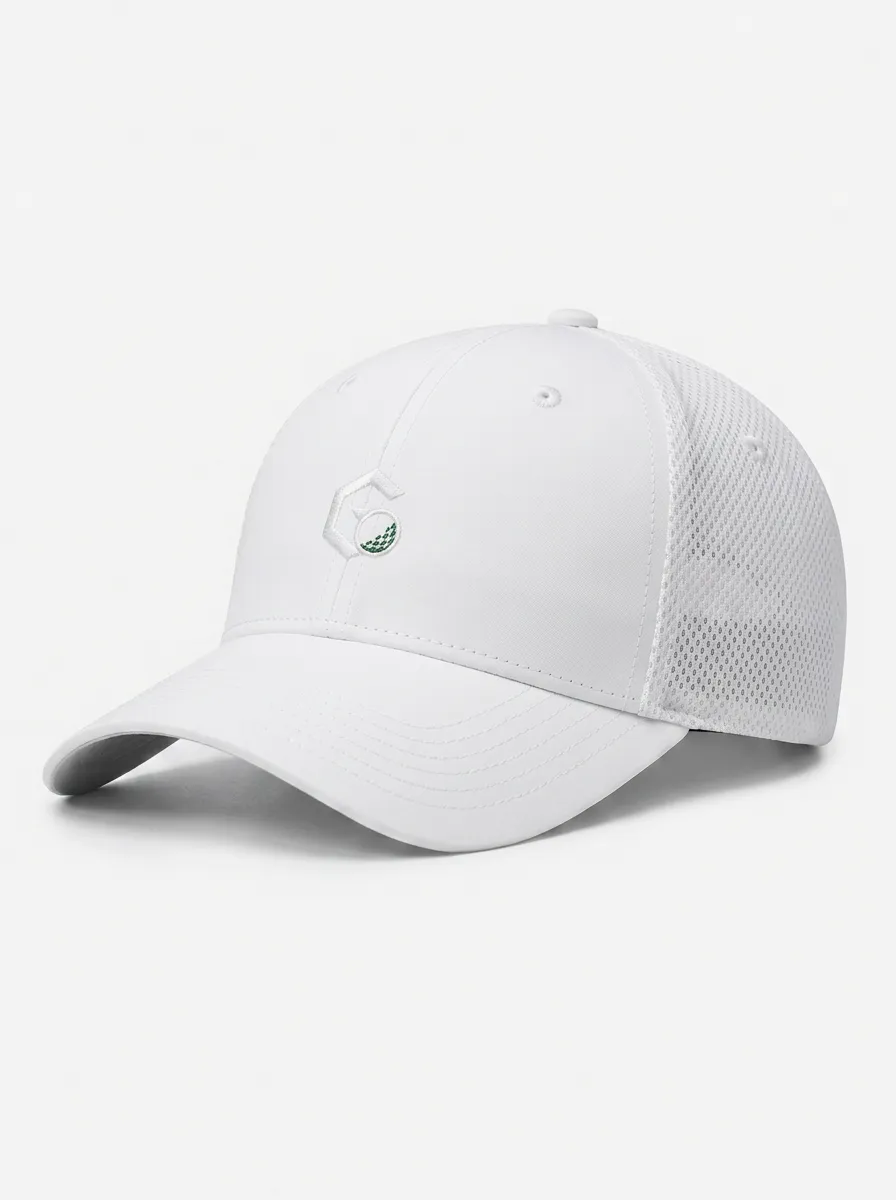 Unisex Mesh Cap with Horse Logo Embroidery