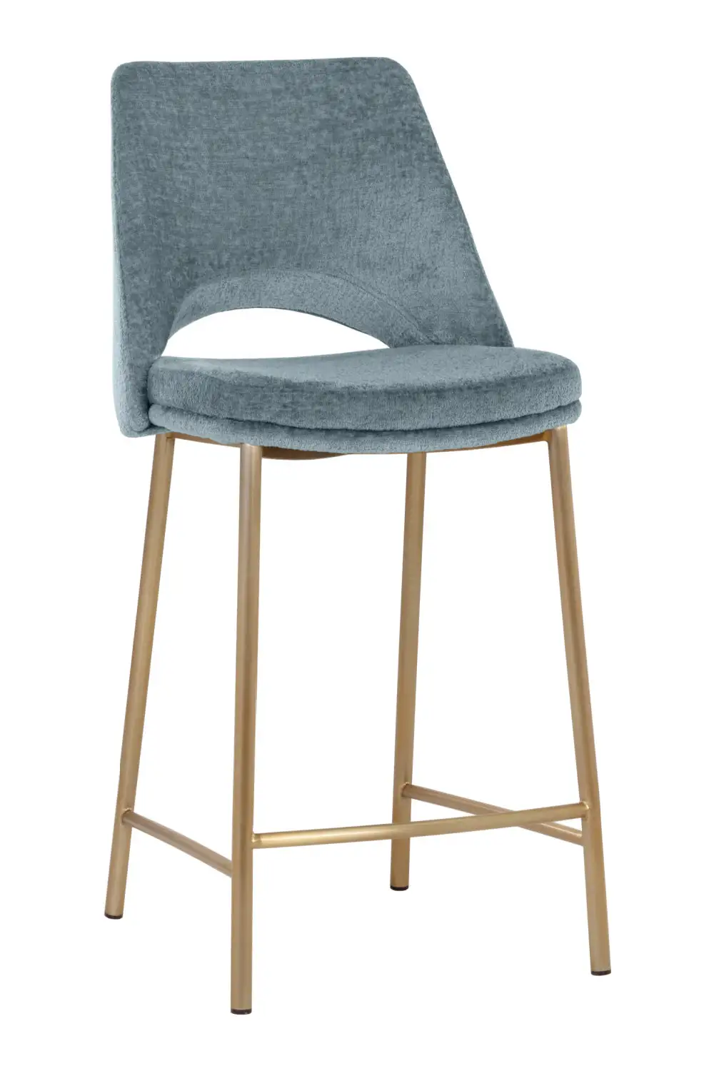 Modern Cutout-Back Counter Stool