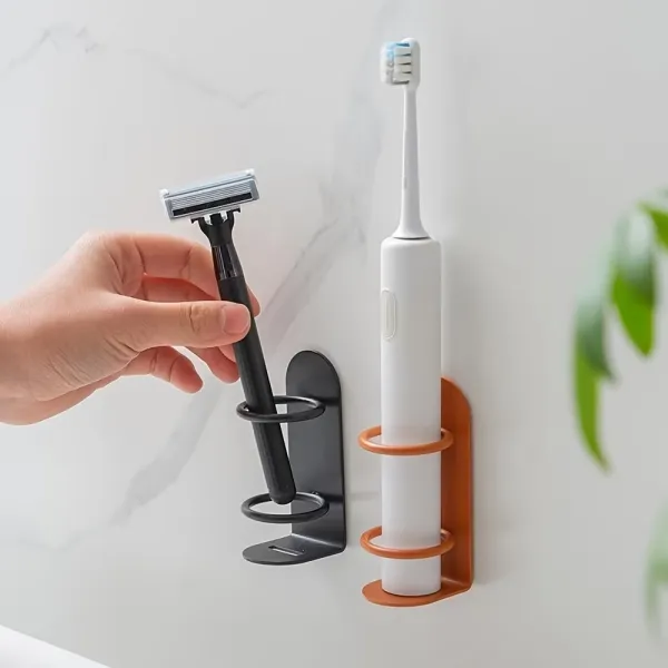Bathroom Double-Ring Storage Rack