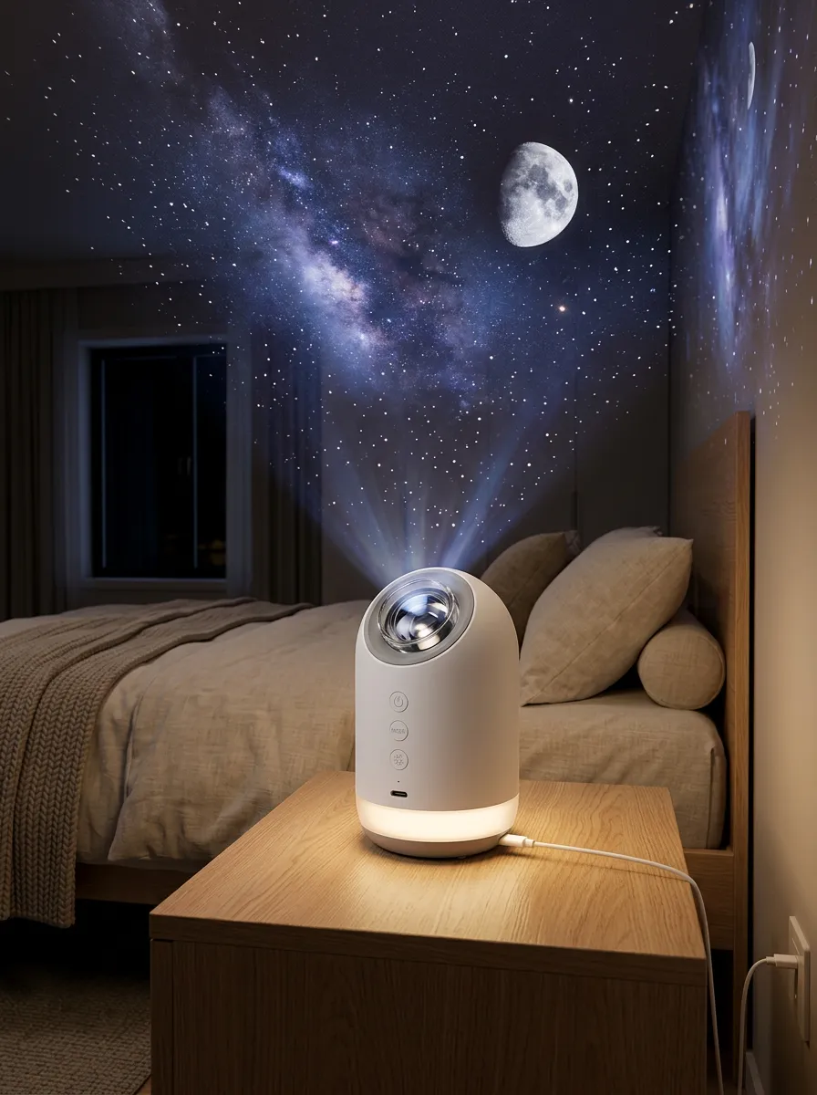 Zenith Galaxy Moon Starry Sky Projector Night Light