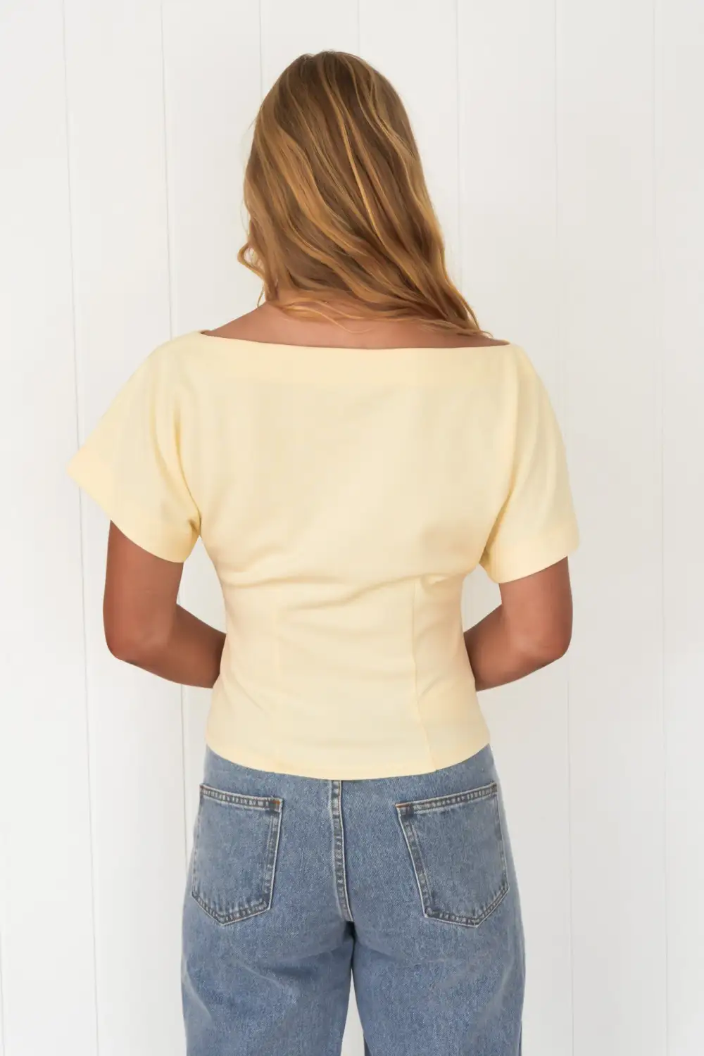 Cropped Daily Design Casual Tee