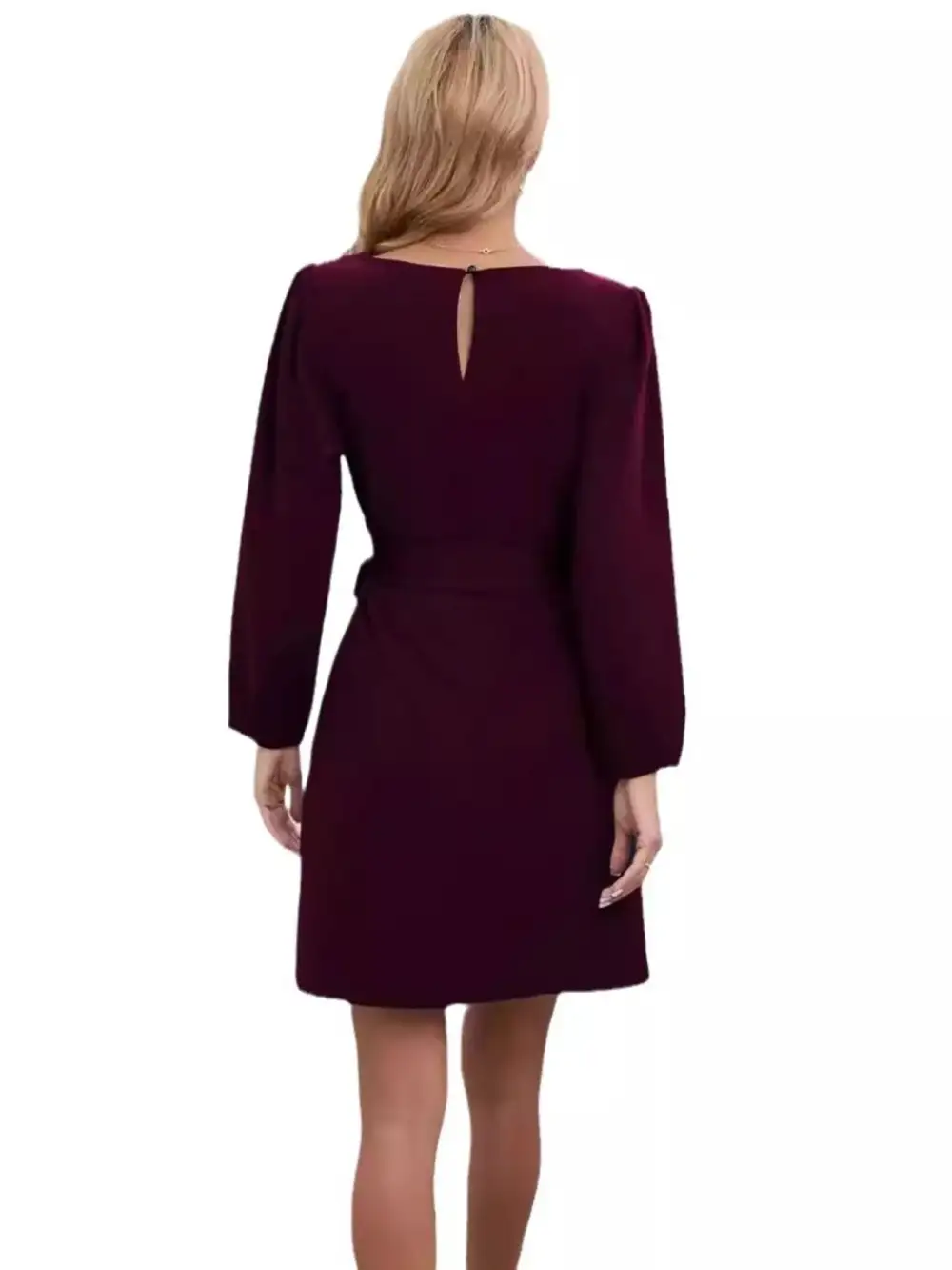 Wearable Cut Tie Waist Mini Dress