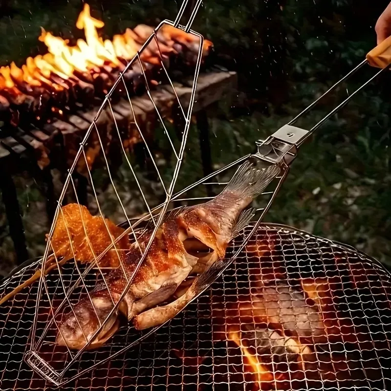 Stainless Steel Fish Grill Basket
