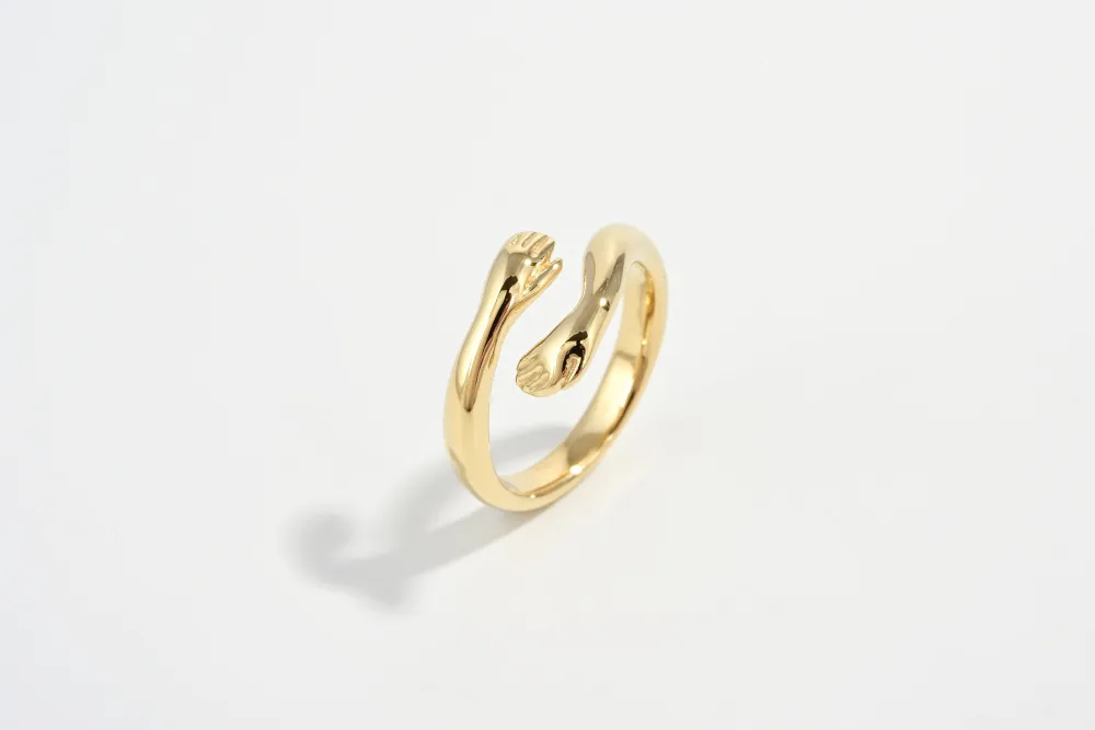 Contoured Minimal Everyday Fashion Ring
