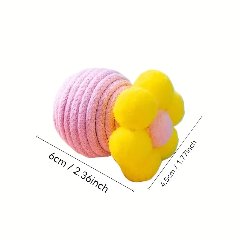 Pet Flower Bell Ball Toy