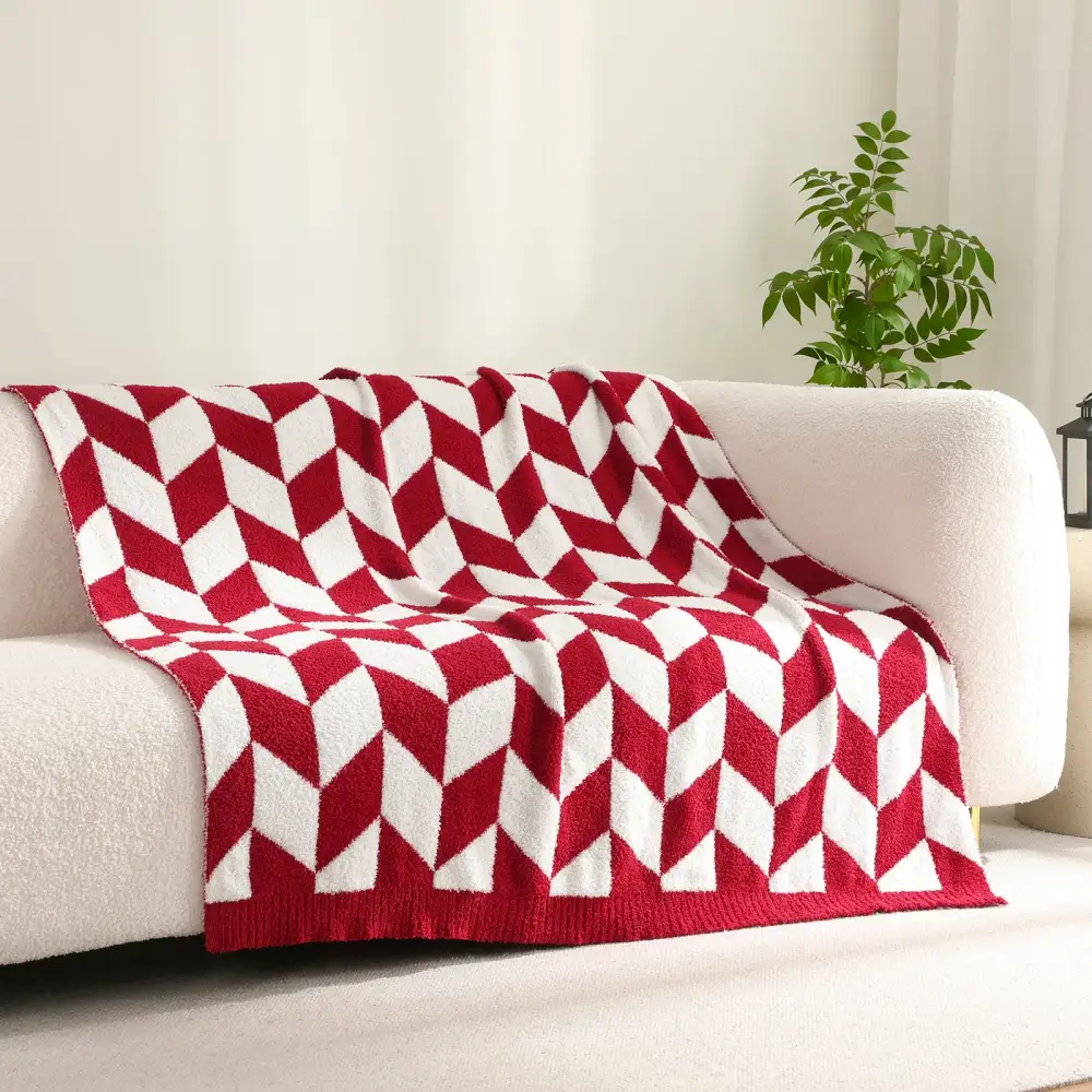 Layered Chevron Blanket