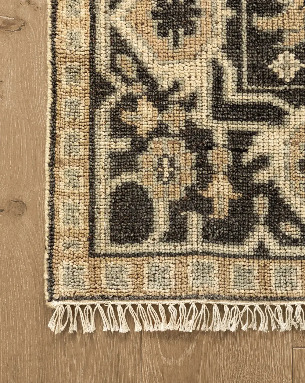 Soft-Underfoot Hand-Knotted Wool Area Rug