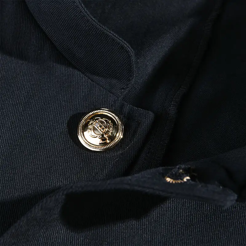 Tailored Zip Buttoned Jacket