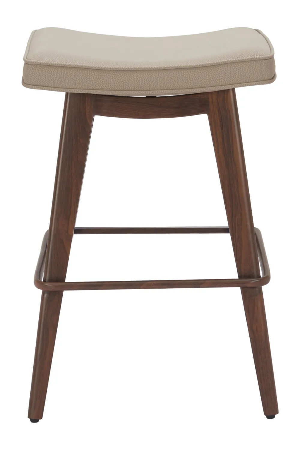 Crafted Leather Counter Stool