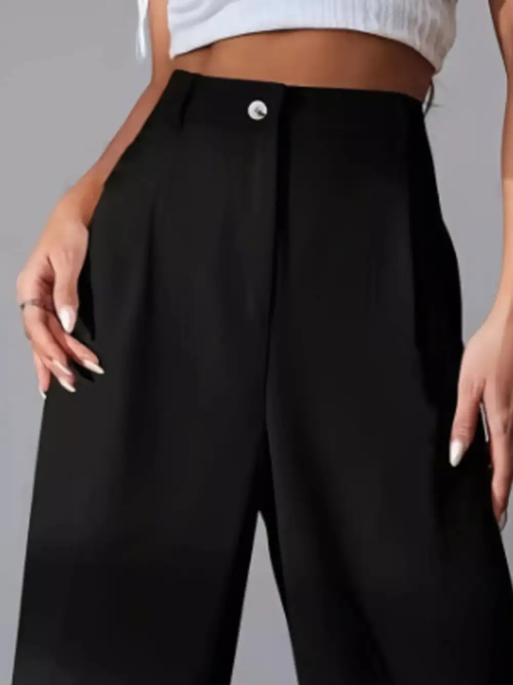 Wide Leg Pleated Everyday Versatile Pants