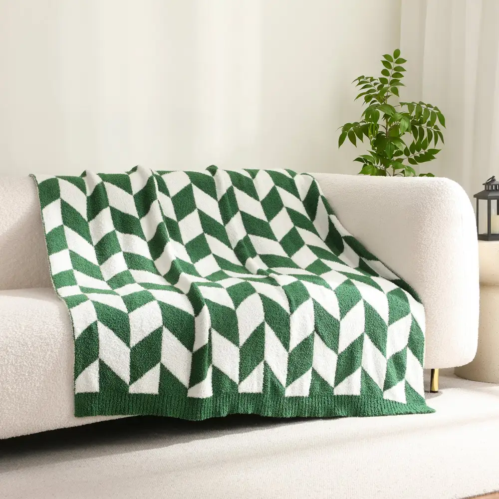 Layered Chevron Blanket