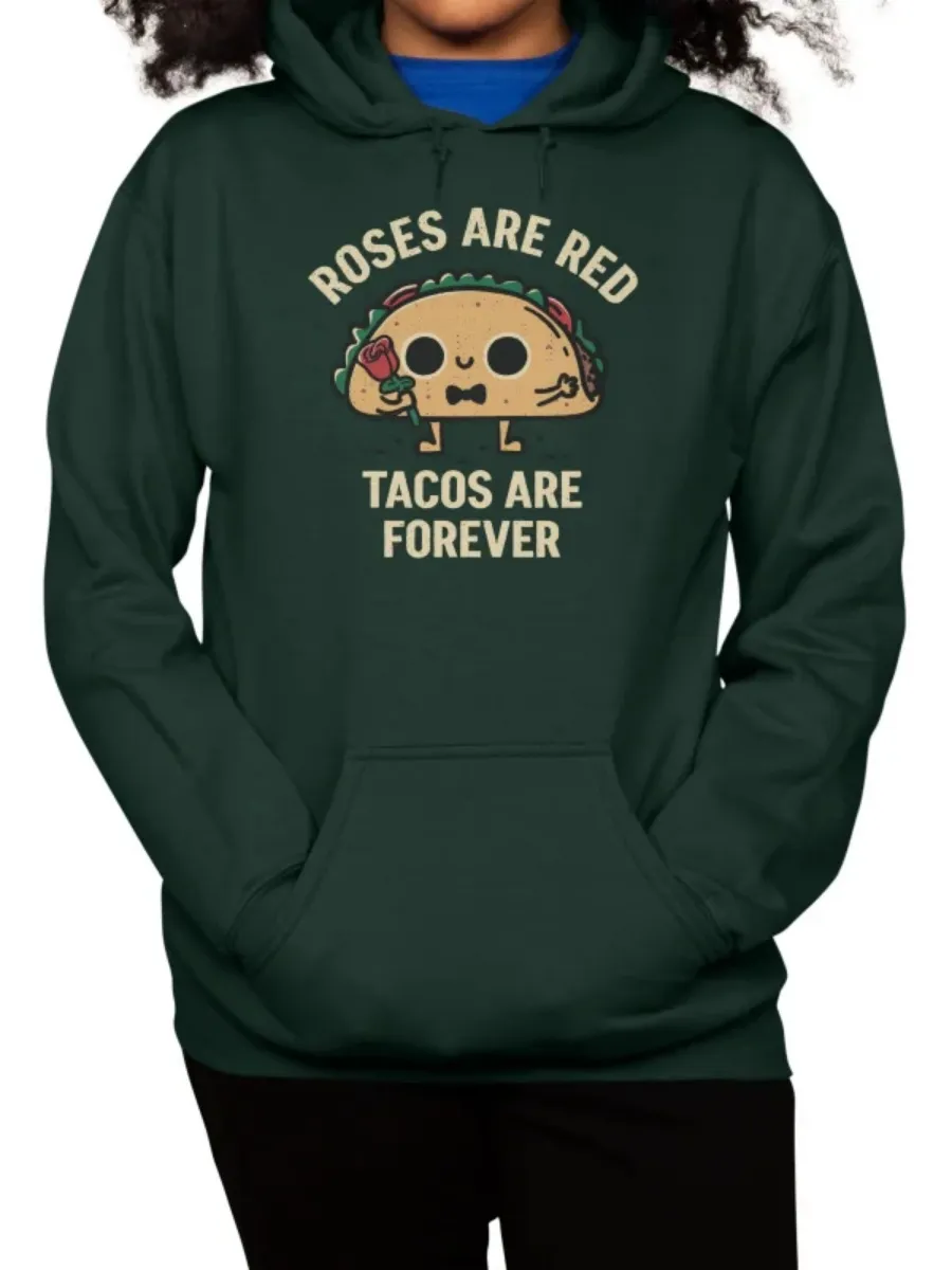Cute Taco Graphic Hoodie
