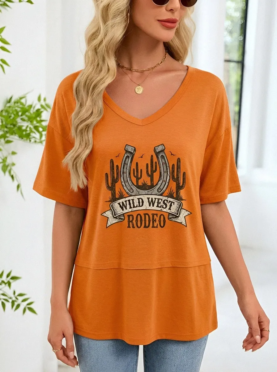 Western Rodeo Cowboy T-Shirt