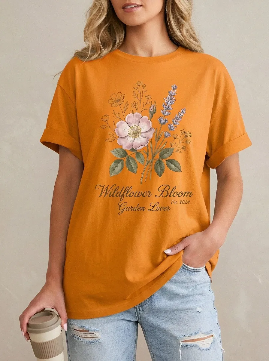 Garden Lover Wildflower T-Shirt