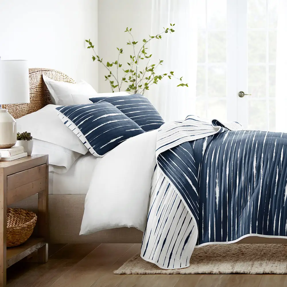 Reversible Quilted Coverlet Set