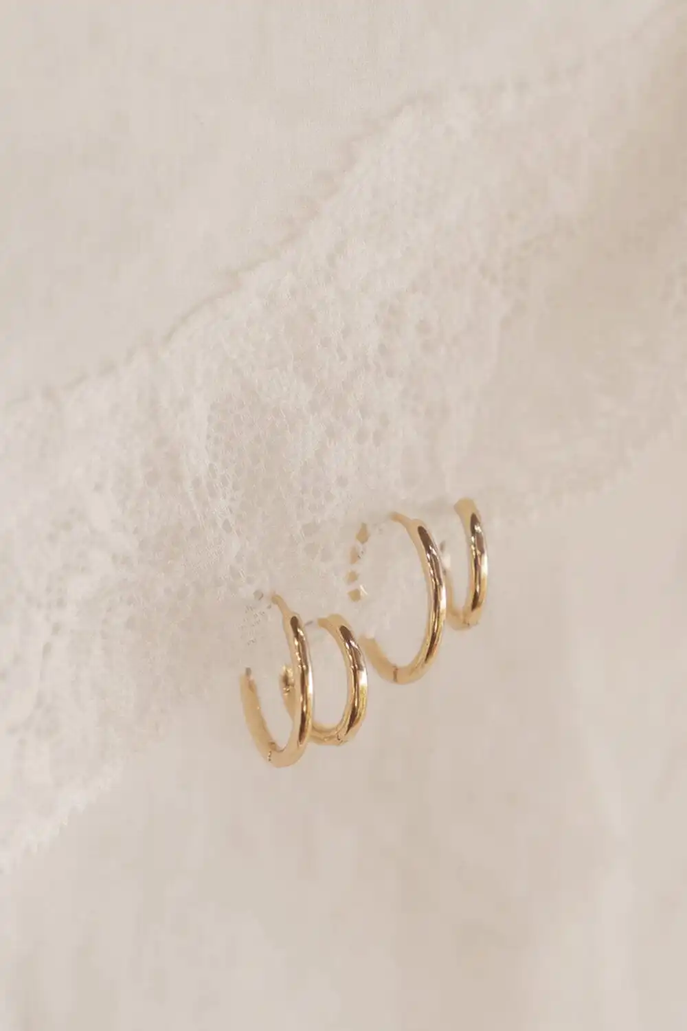 Four Piece Hoop Earring Set